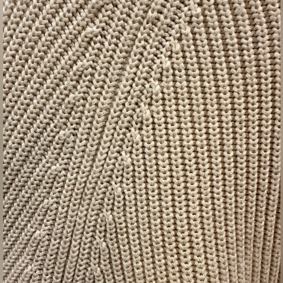 Gap Cream Washed Ribbed Knit Sweater M - Picture 3 of 3